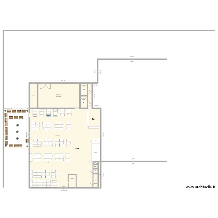 Pacha COMPIEGNE. Plan de 8 pièces et 584 m2