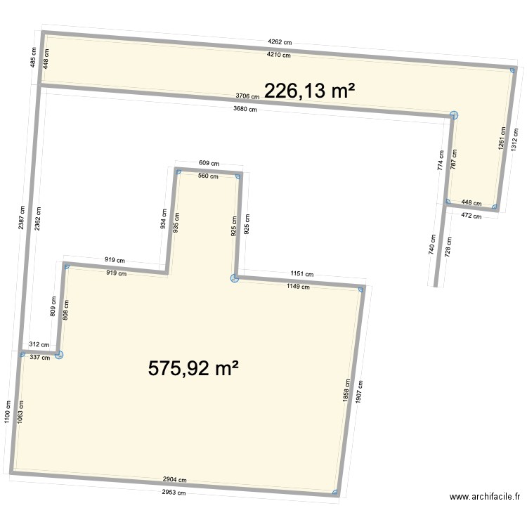 Wimereux cadastre. Plan de 2 pièces et 802 m2