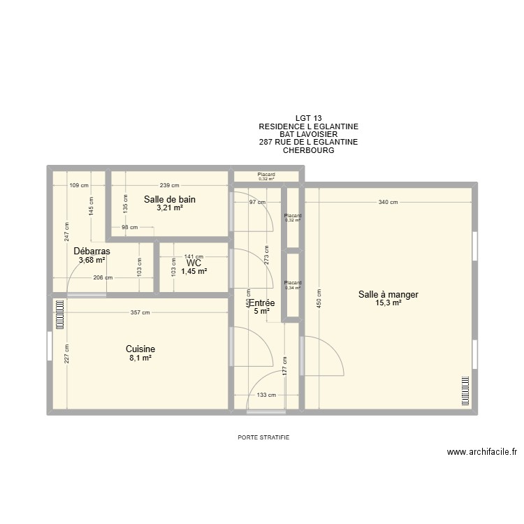 BAT LAVOISIER LGT 13. Plan de 9 pièces et 38 m2