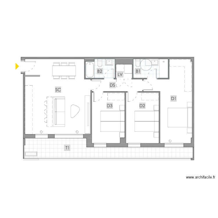 VADORREY. Plan de 0 pièce et 0 m2