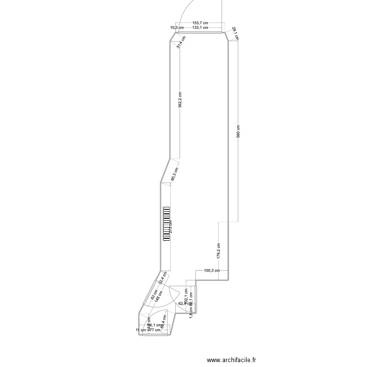 entrée maison. Plan de 0 pièce et 0 m2