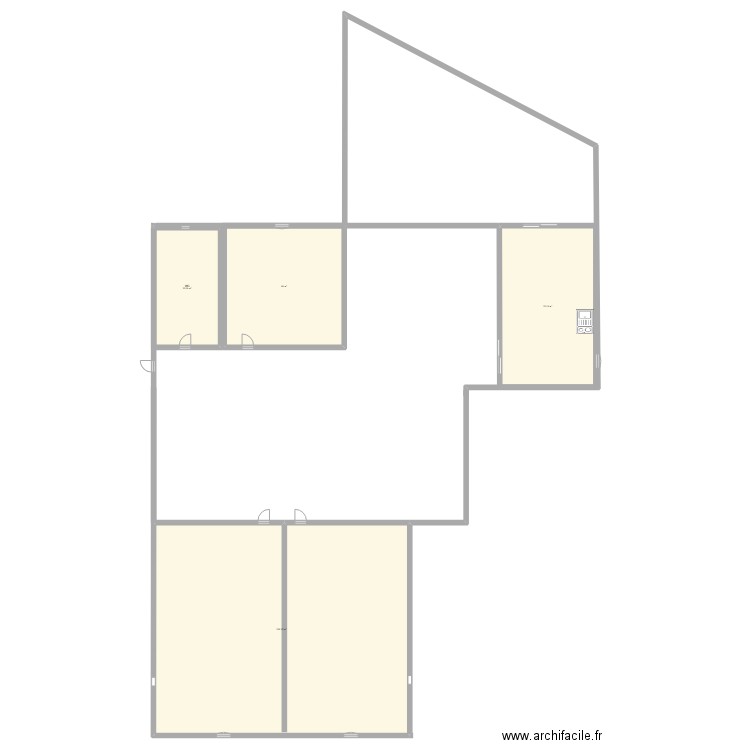 ZERAMDINE. Plan de 4 pièces et 422 m2