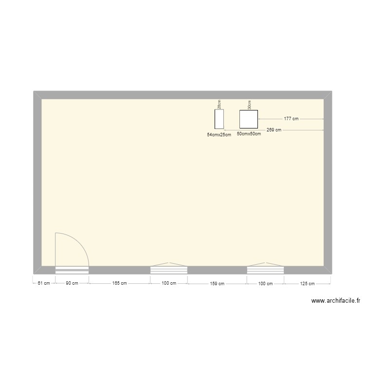 studio léon blum reservation. Plan de 1 pièce et 34 m2