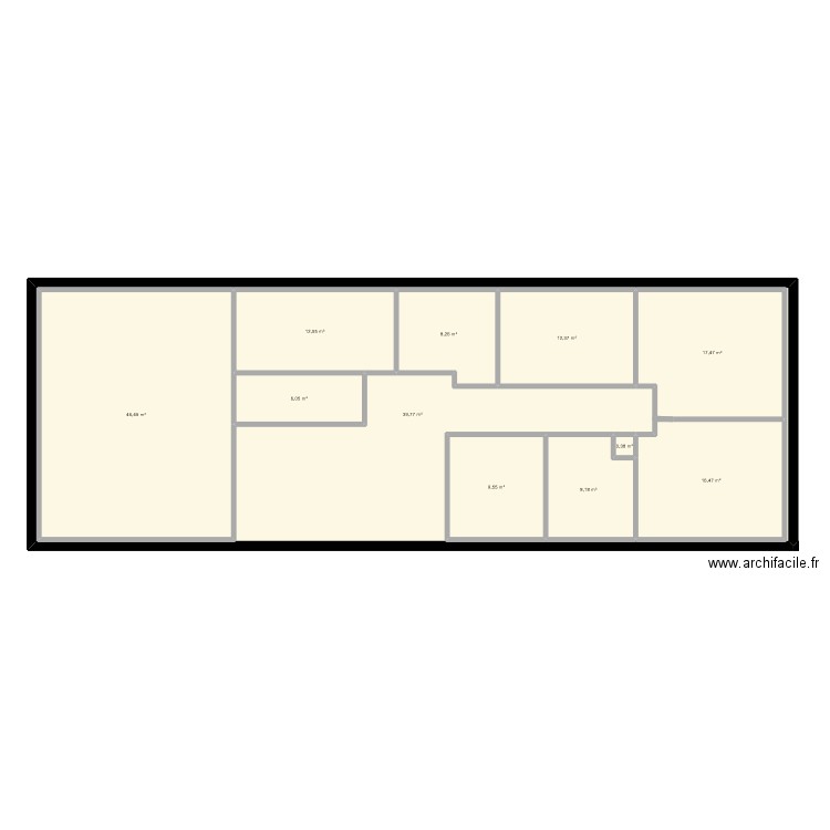 Maison. Plan de 11 pièces et 327 m2