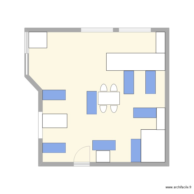 Plan Perdrix / renards / Loups. Plan de 1 pièce et 23 m2