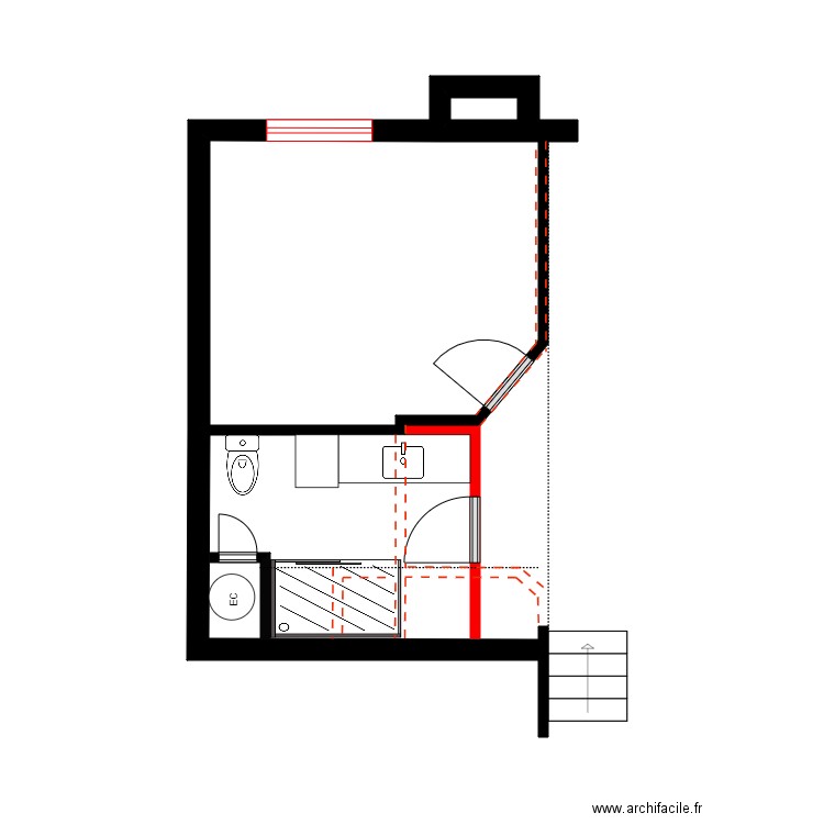 Giguère 5. Plan de 1 pièce et 0 m2