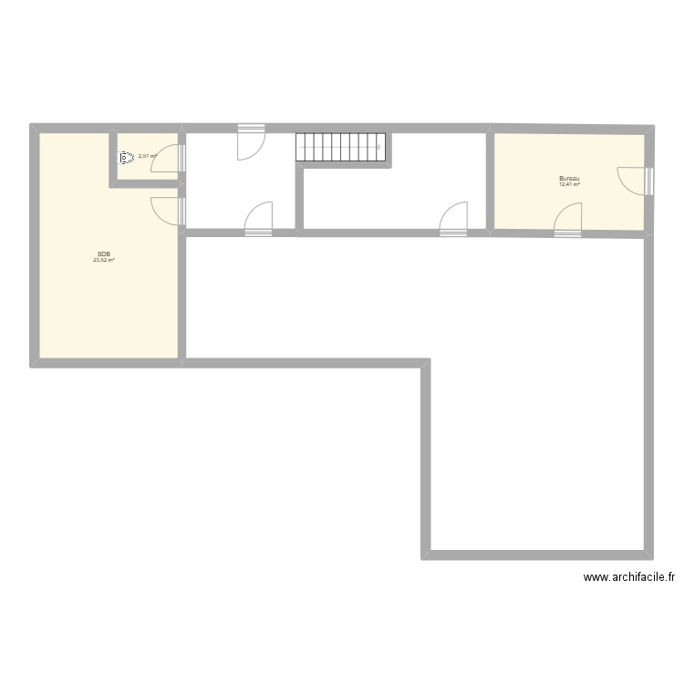 Gages 1. Plan de 3 pièces et 38 m2