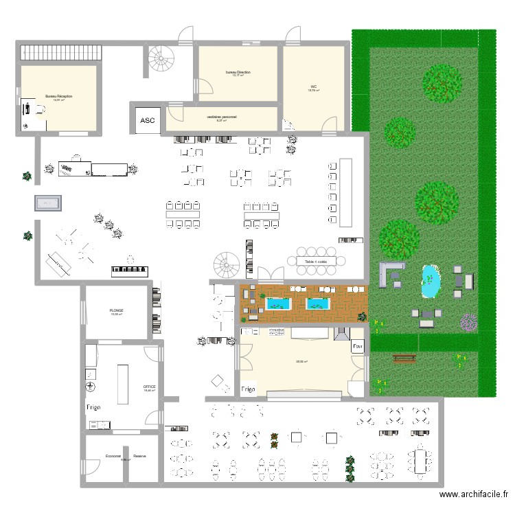 plan espagnol. Plan de 0 pièce et 0 m2