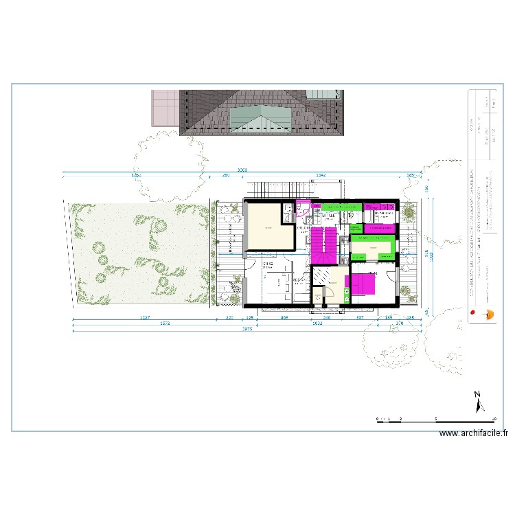 JULIEN. Plan de 4 pièces et 33 m2