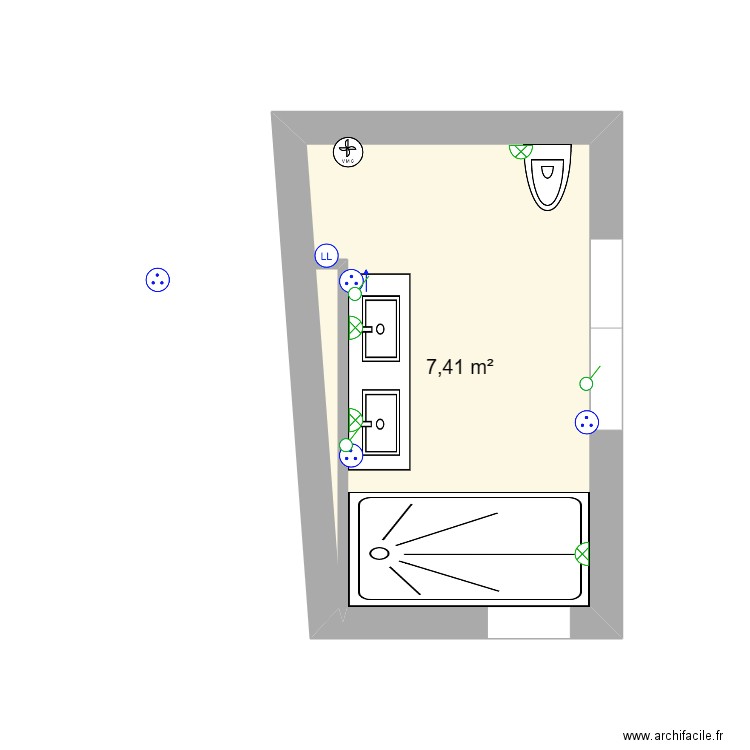 BLOT. Plan de 0 pièce et 0 m2