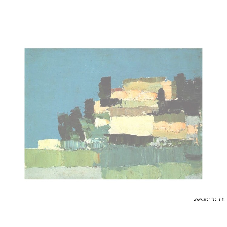 de Stael . Plan de 0 pièce et 0 m2