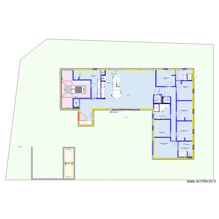 20 chemin des Ormes - 03110 Cognat Lyonne - Pour prise de côte. Plan de 20 pièces et 241 m2