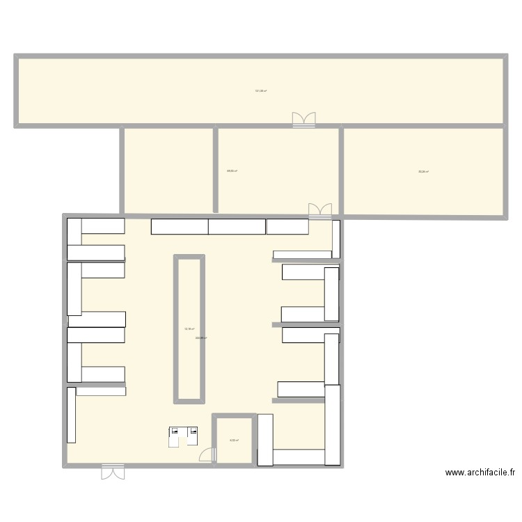 plan king jouet . Plan de 6 pièces et 503 m2