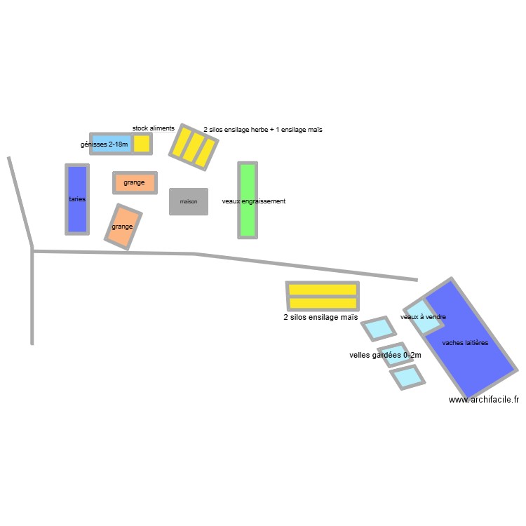 ROAD. Plan de 15 pièces et 190 m2