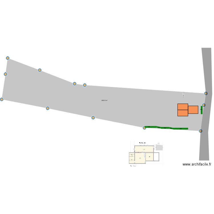 DP01 Plan de masse2. Plan de 0 pièce et 0 m2