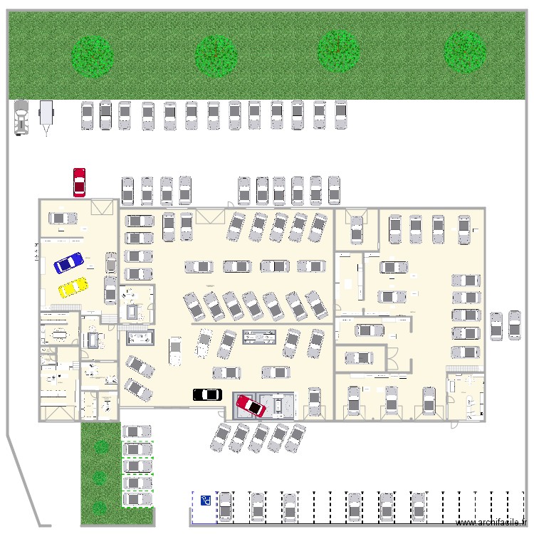 events auto romain2131camille2025. Plan de 21 pièces et 1878 m2