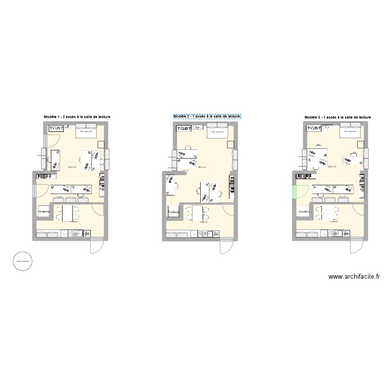 SMI 2. Plan de 6 pièces et 124 m2