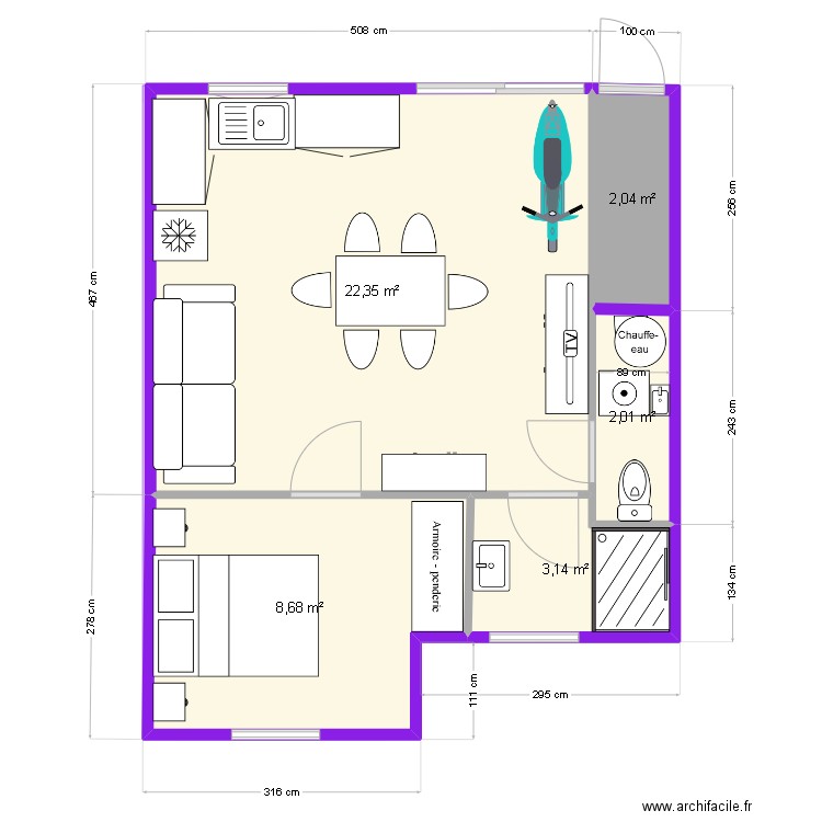 NHA ME1. Plan de 13 pièces et 194 m2