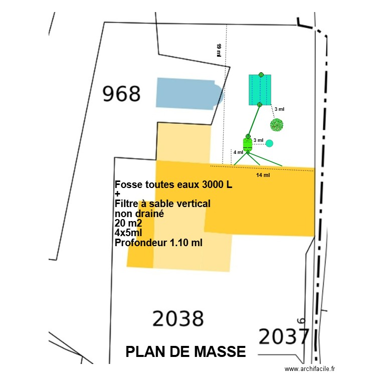 Gilabert filtre à sable. Plan de 0 pièce et 0 m2