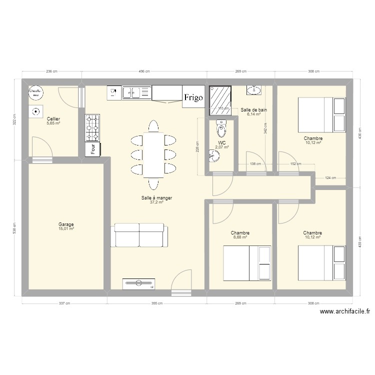 maison_essai_1. Plan de 8 pièces et 95 m2