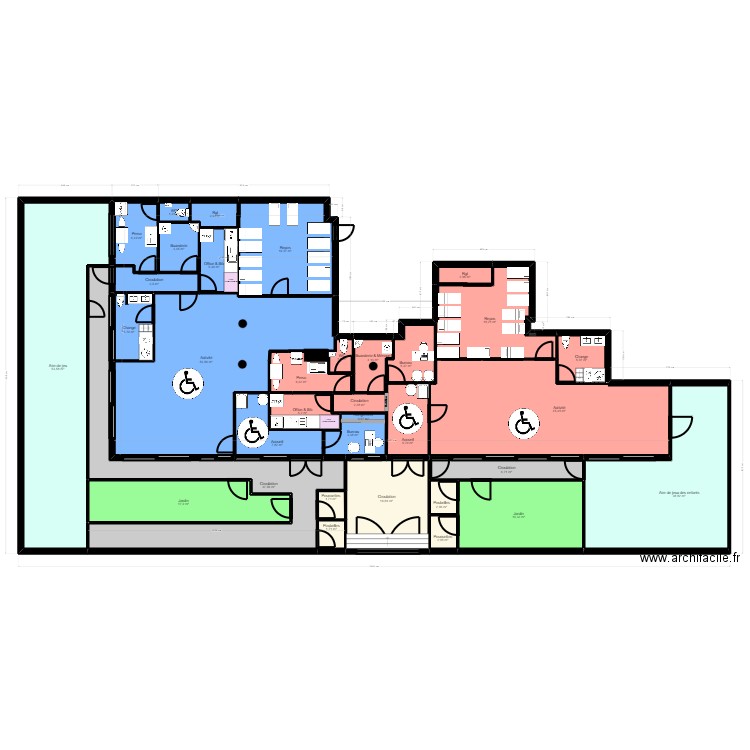 92C35JM Projet V3.1 Bienvenu rectif. Plan de 34 pièces et 417 m2