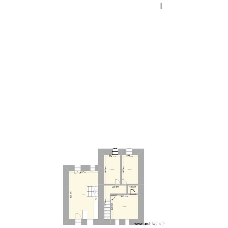 MAISON ETAGE MODIF. Plan de 6 pièces et 101 m2