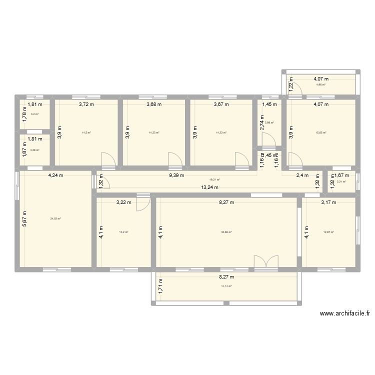 Villa de reve ABANG BETHEL du 12 03 2025. Plan de 15 pièces et 194 m2