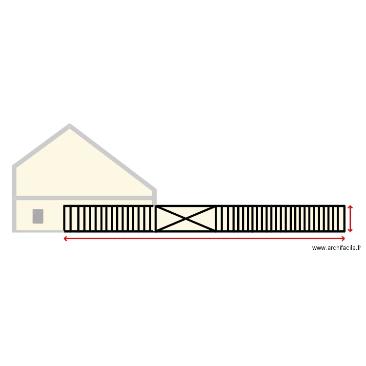 mur. Plan de 49 pièces et 67 m2