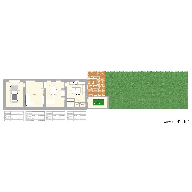 mennecy 5. Plan de 26 pièces et 215 m2