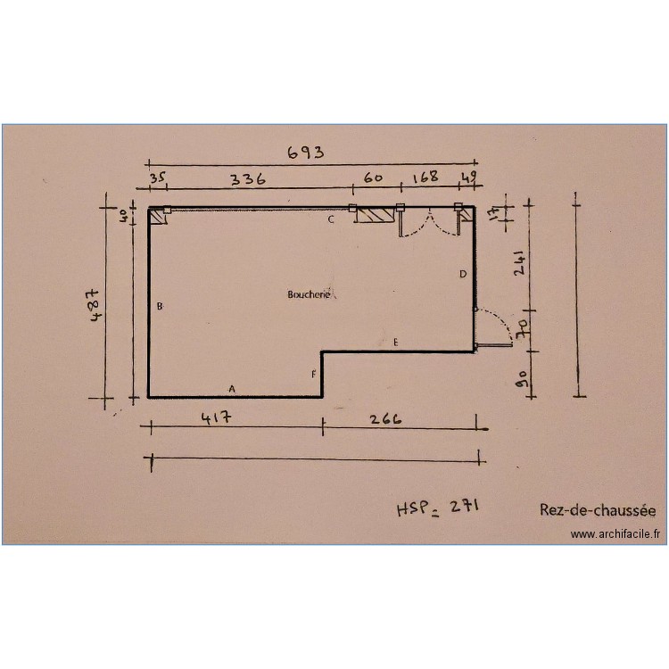 PLan Local Mazamet. Plan de 0 pièce et 0 m2