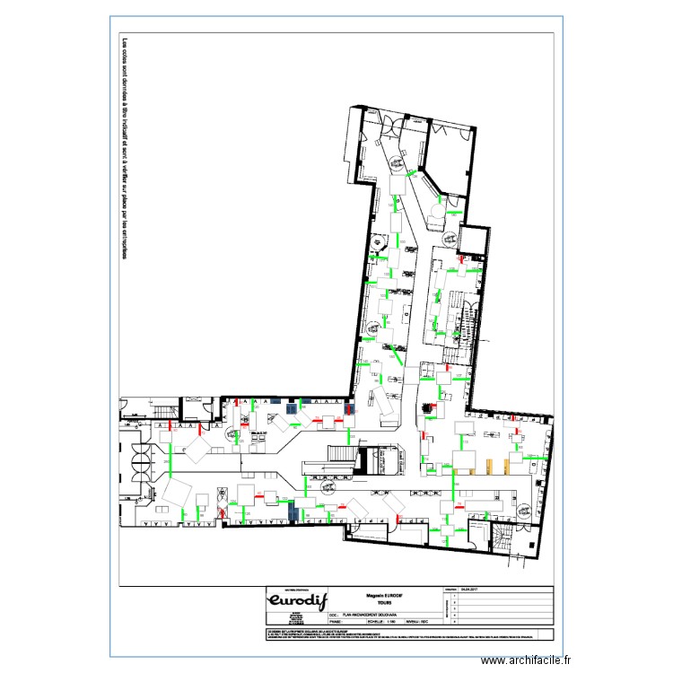 TOURS RDC. Plan de 0 pièce et 0 m2