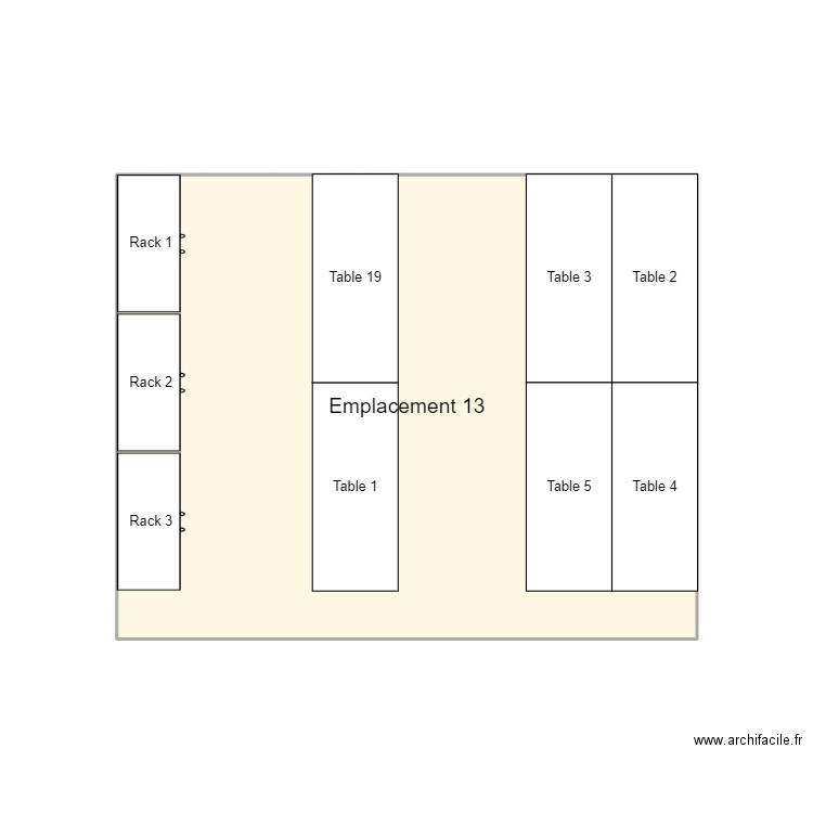 Braderie 2. Plan de 1 pièce et 20 m2