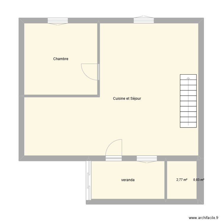 Marmorat. Plan de 10 pièces et 120 m2