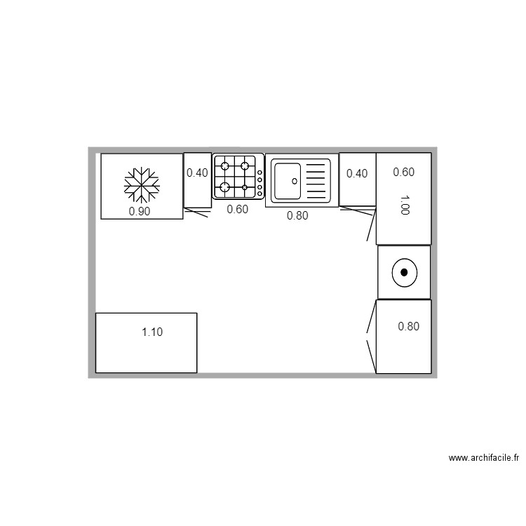 cuisine anto 2. Plan de 0 pièce et 0 m2