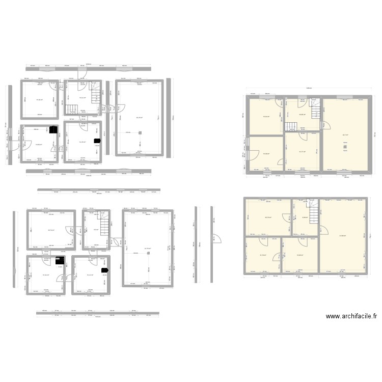 home_1787. Plan de 20 pièces et 313 m2