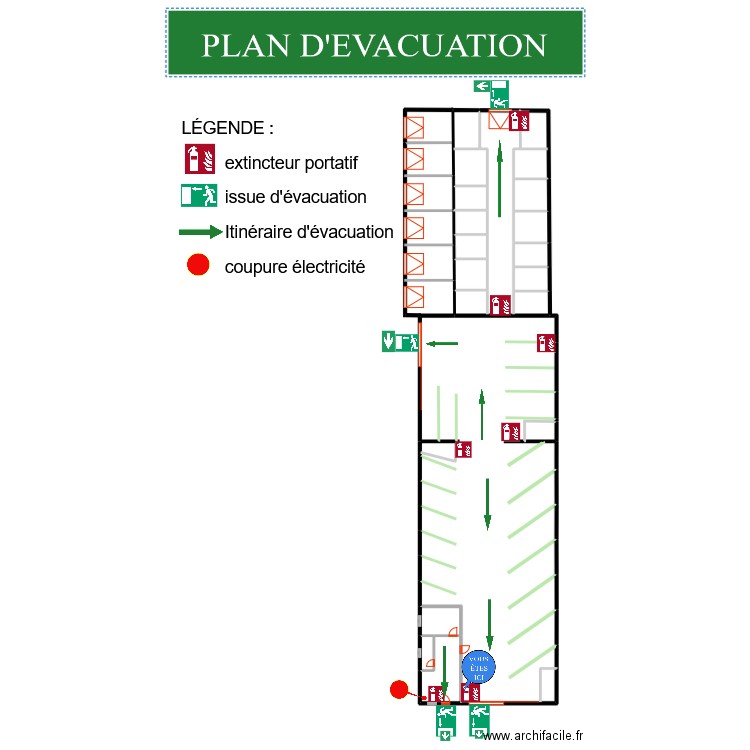 atelier 05. Plan de 13 pièces et 907 m2