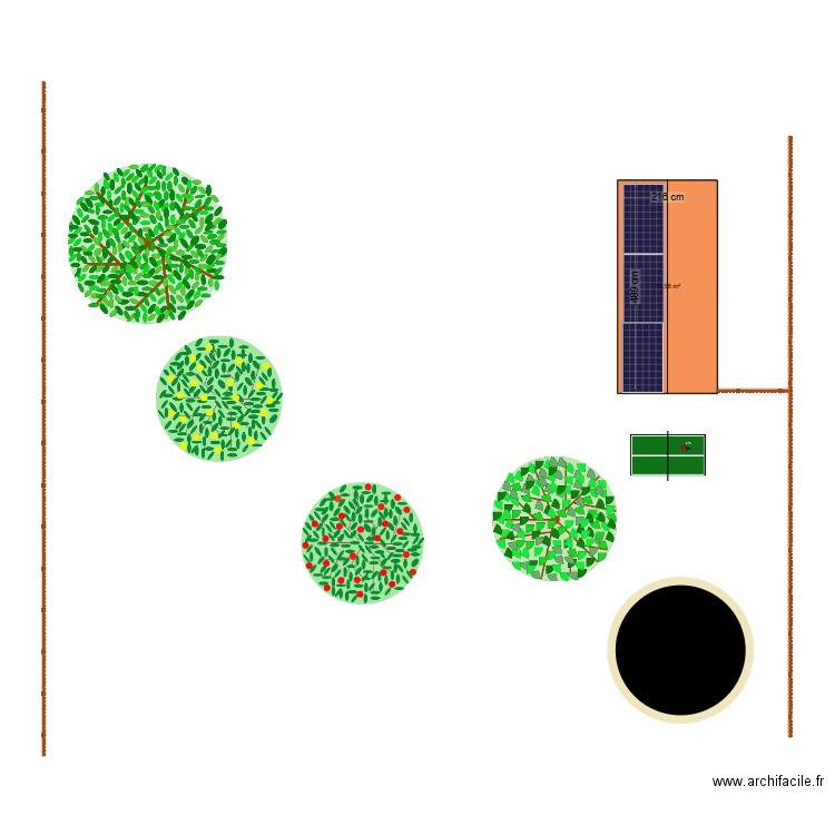 atelier. Plan de 1 pièce et 11 m2