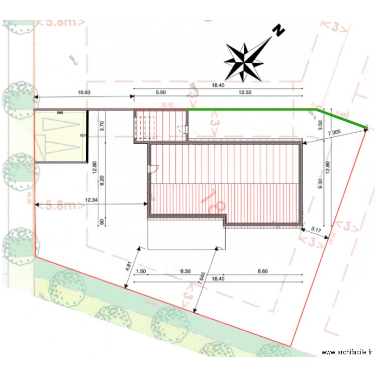 Plan Parcelle Cloture. Plan de 0 pièce et 0 m2