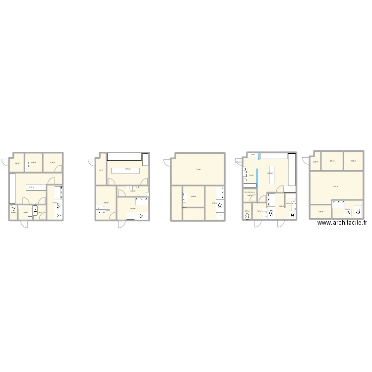 Vincent. Plan de 28 pièces et 226 m2