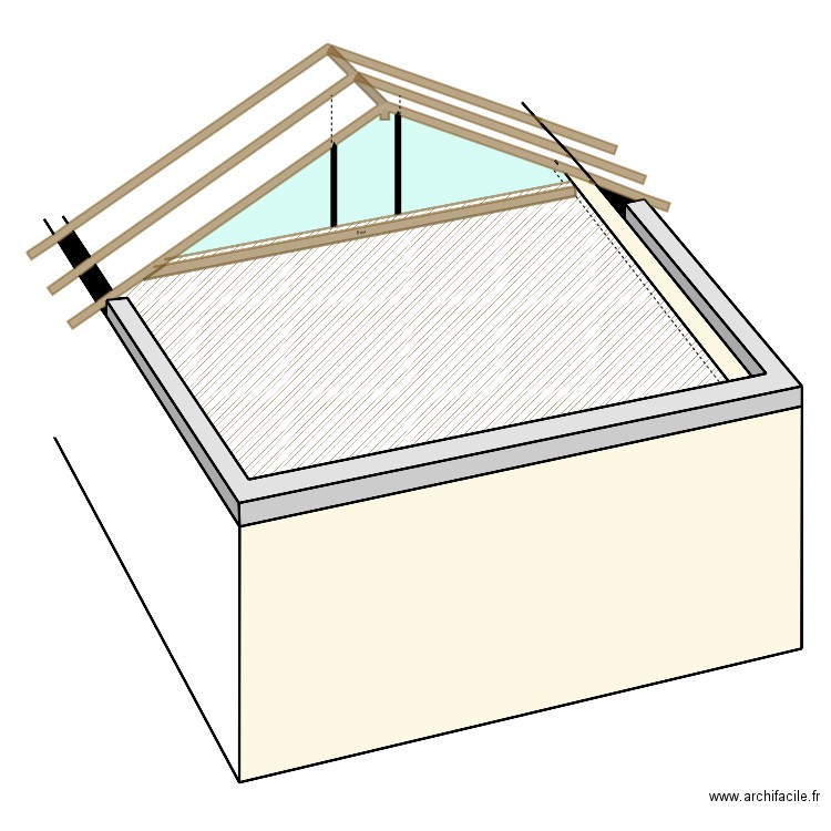 CHM - TOIT TERRASSE. Plan de 19 pièces et 401 m2