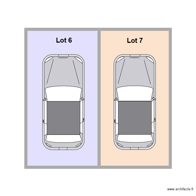 PARKING GIEZ. Plan de 2 pièces et 28 m2