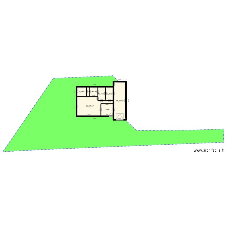 Saint-Pargoire 2. Plan de 8 pièces et 160 m2