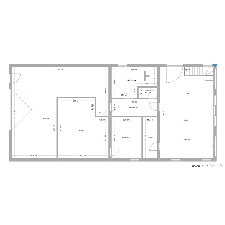 gerard Herry Donovan. Plan de 8 pièces et 172 m2