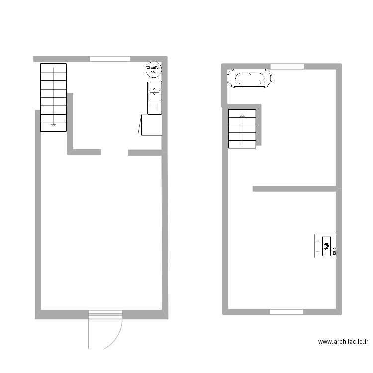 campou 1. Plan de 0 pièce et 0 m2