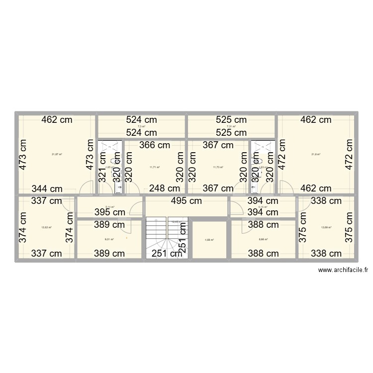 celaliye 16 d arakat. Plan de 16 pièces et 162 m2