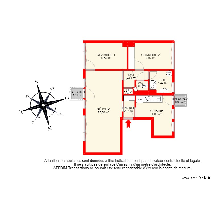 BI 19297 - . Plan de 20 pièces et 91 m2