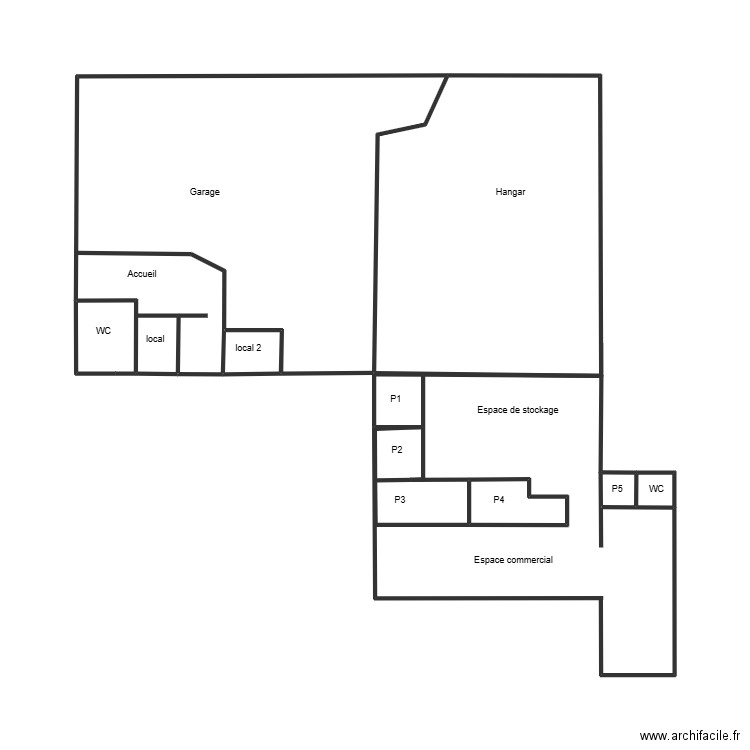 ENSEMBLE DE LOTS. Plan de 7 pièces et 28 m2