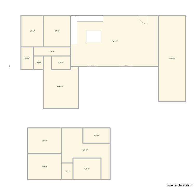 st dolay . Plan de 15 pièces et 171 m2