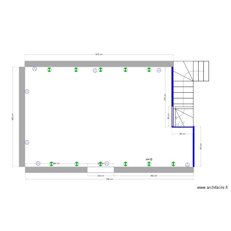 Etage espace détente. Plan de 0 pièce et 0 m2