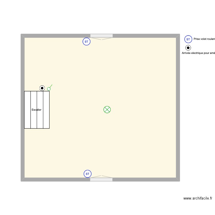 2eme. Plan de 1 pièce et 42 m2